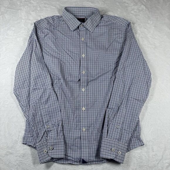 UNTUCKit Tops - Untuckit Shirt Womens M Blue Gingham Check Button Down Long Sleeve Casual‎